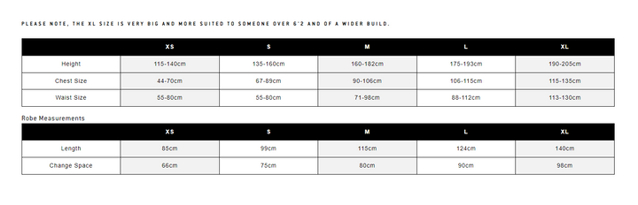 Waterproof Dry Changing Robe - Blue