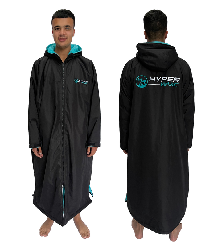 Blue Long Sleeve Dry Changing Robe