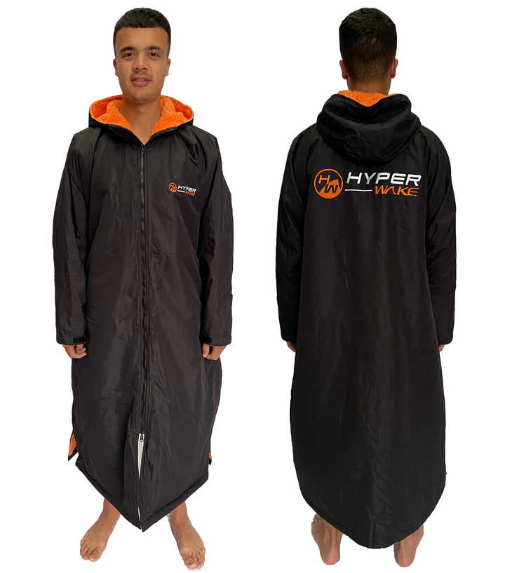 Orange Long Sleeve Dry Changing Robe