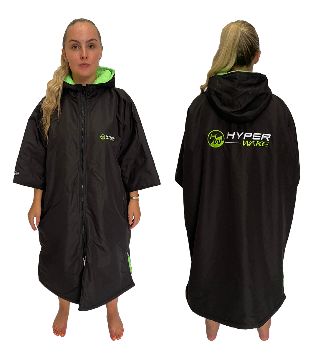 Green Short Sleeve Dry Changing Robe