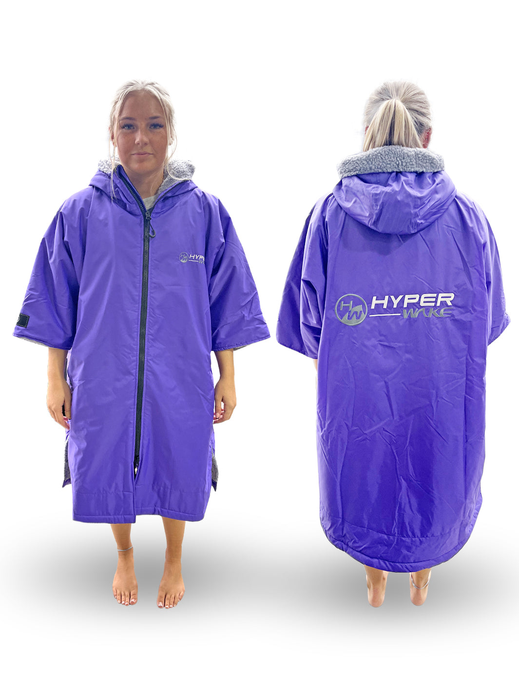 Waterproof Dry Changing Robe - Purple